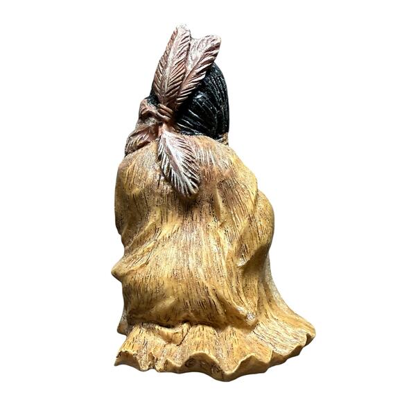 Christmas Nativity Set Native American Scene Resin Vintage Southwestern Folk Art - Picture 16 of 16